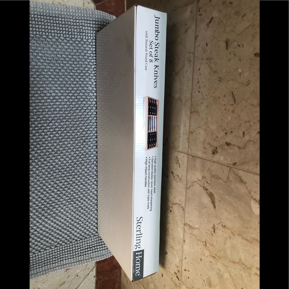 ♦️SALE♦️NWT Sterling Home Jumbo Steak Knives 8 - Picture 2 of 8